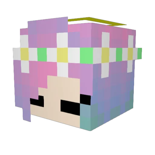 GoodWitch94 Minecraft avatar head, 3D render