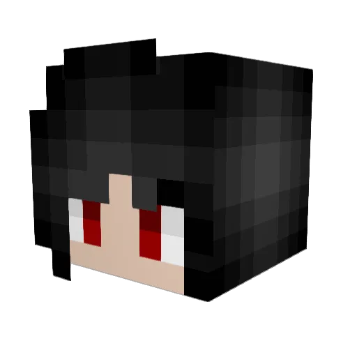 GoodWitchRose Minecraft avatar head, 3D render