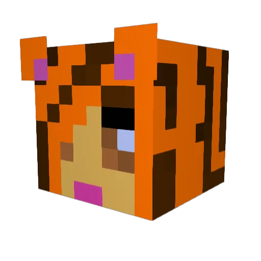 Good_Big_Cat Minecraft avatar head, 3D render