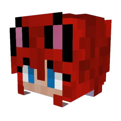 Good_Girl_Bunny Minecraft avatar head, 3D render