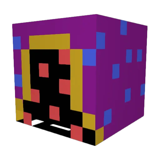 Good_Human Minecraft avatar head, 3D render