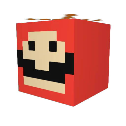 Good_Milk Minecraft avatar head, 3D render
