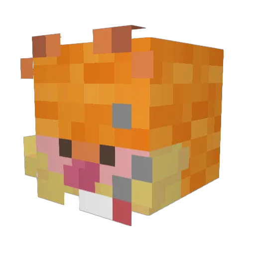 Good_Time_Alan Minecraft avatar head, 3D render