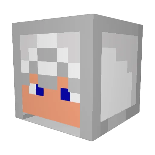 Good_bird Minecraft avatar head, 3D render