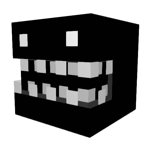 Goodbyekov Minecraft avatar head, 3D render