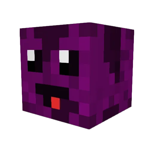 GoodluckWithThat Minecraft avatar head, 3D render