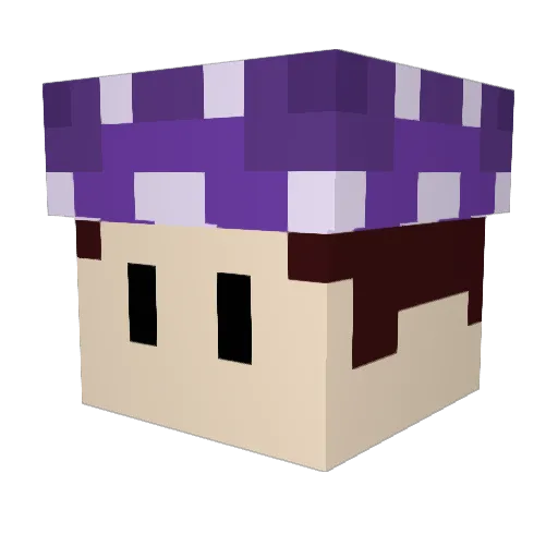 Goodmorin Minecraft avatar head, 3D render