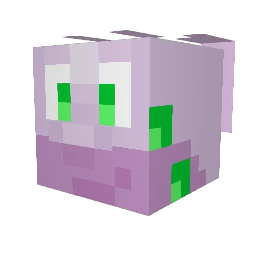GoodraVGC Minecraft avatar head, 3D render