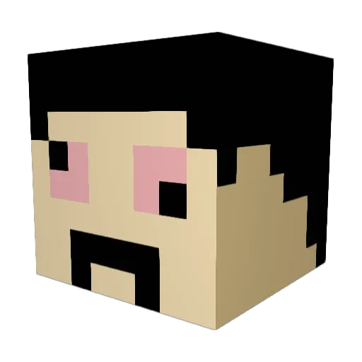 Goodtimes997 Minecraft avatar head, 3D render