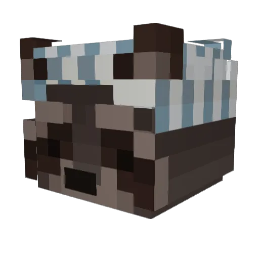GooeyFriend Minecraft avatar head, 3D render
