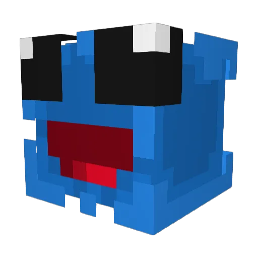 GooeyMan69 Minecraft avatar head, 3D render