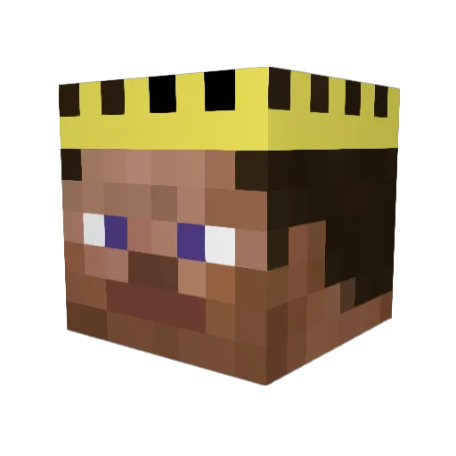 Goofaille83 Minecraft avatar head, 3D render