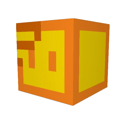 Gooferyballstein Minecraft avatar head, 3D render