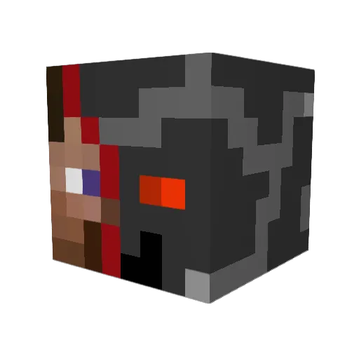 Goofi84 Minecraft avatar head, 3D render