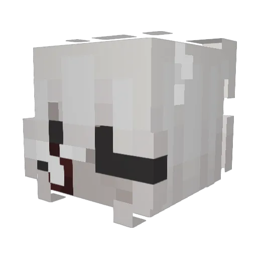 GoofsAfk Minecraft avatar head, 3D render
