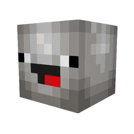 Goofy999 Minecraft avatar head, 3D render