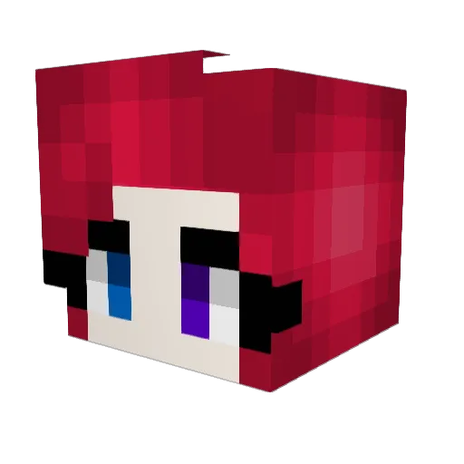 GoofyGirl1718 Minecraft avatar head, 3D render