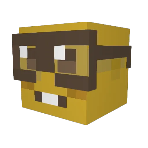 GoofyGoofer0 Minecraft avatar head, 3D render