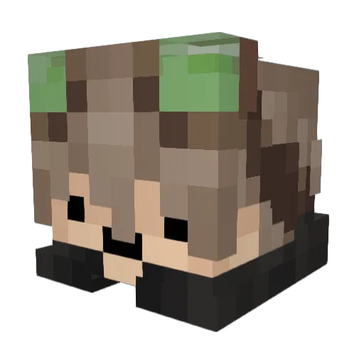 GoofyGuy101 Minecraft avatar head, 3D render