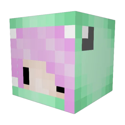 Goofy_2610 Minecraft avatar head, 3D render