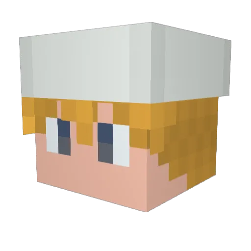 Goofy_Goober67 Minecraft avatar head, 3D render
