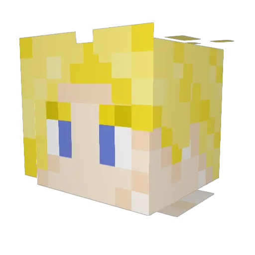 GoofysWeight Minecraft avatar head, 3D render