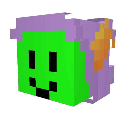 Goog2006 Minecraft avatar head, 3D render