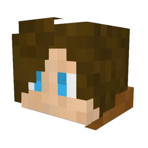 Googaababy1 Minecraft avatar head, 3D render