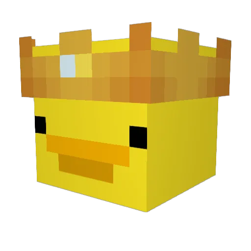 GoogleDork Minecraft avatar head, 3D render