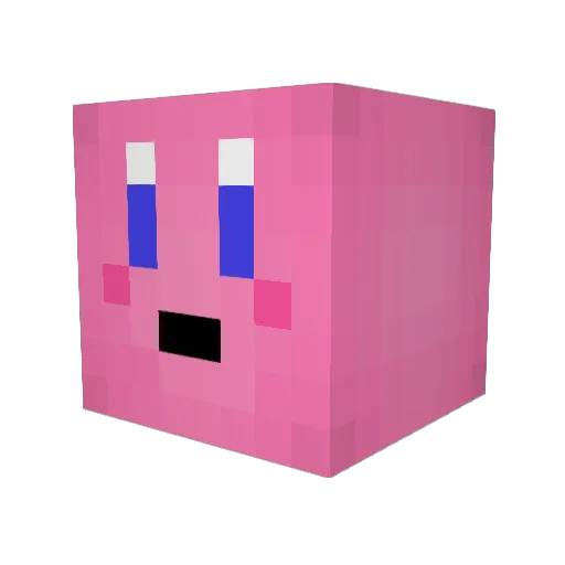 GooglyEYESYQ Minecraft avatar head, 3D render