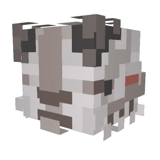 GooglySlayer Minecraft avatar head, 3D render