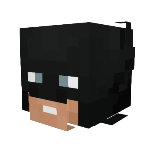 Googsie Minecraft avatar head, 3D render