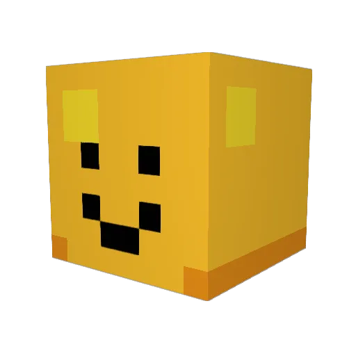 Goomba0414 Minecraft avatar head, 3D render