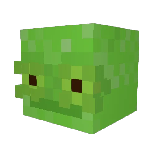 Goombldegunk Minecraft avatar head, 3D render