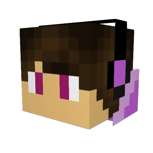 Goomy_Kid Minecraft avatar head, 3D render