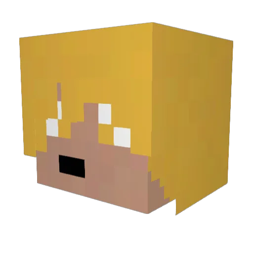 GoonboyMcMudkip Minecraft avatar head, 3D render