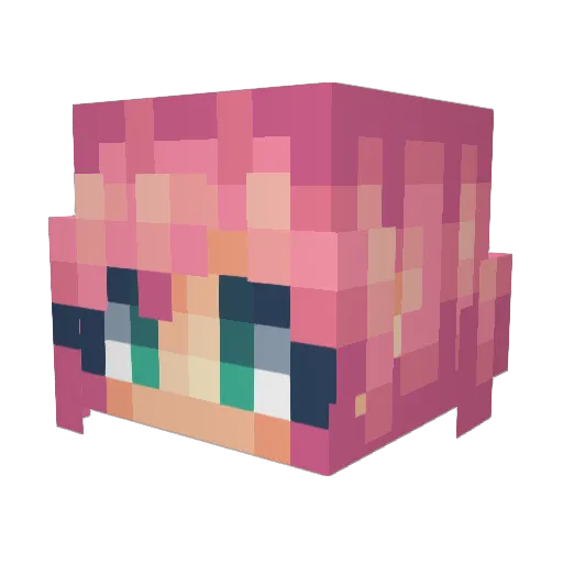 GoonerThug69 Minecraft avatar head, 3D render