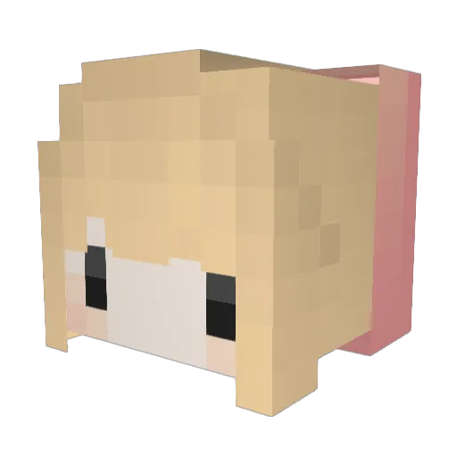 GoonnoPlays Minecraft avatar head, 3D render