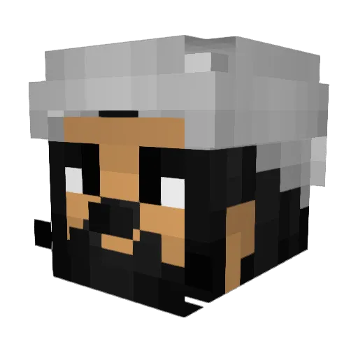 Goopy67 Minecraft avatar head, 3D render