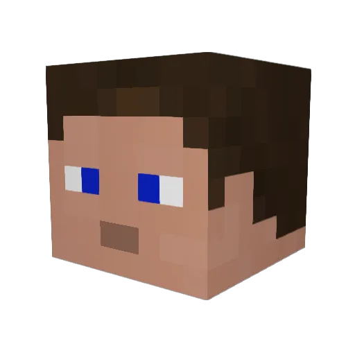 GoopyGamemaster Minecraft avatar head, 3D render