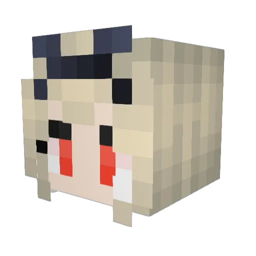 Goose21891 Minecraft avatar head, 3D render