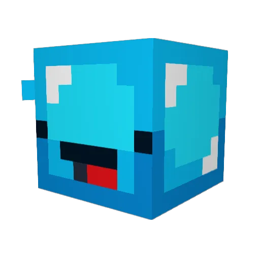 Goose2734 Minecraft avatar head, 3D render