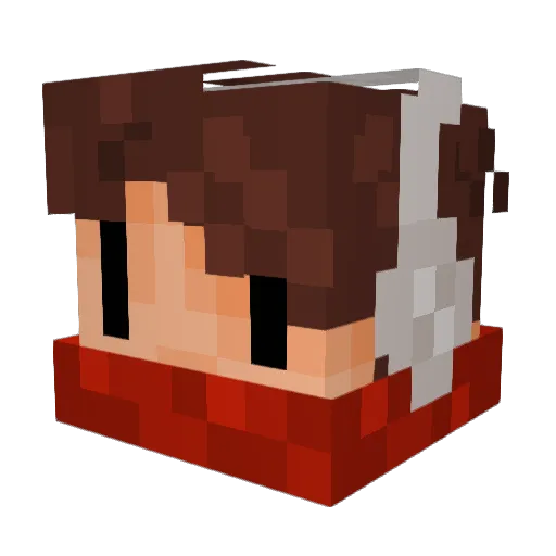 GooseBerry76 Minecraft avatar head, 3D render