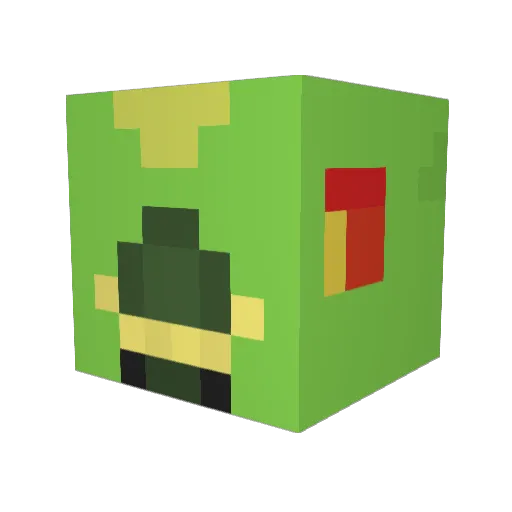 GooseGans Minecraft avatar head, 3D render