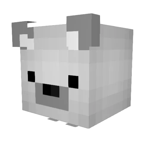 GooseGoon Minecraft avatar head, 3D render