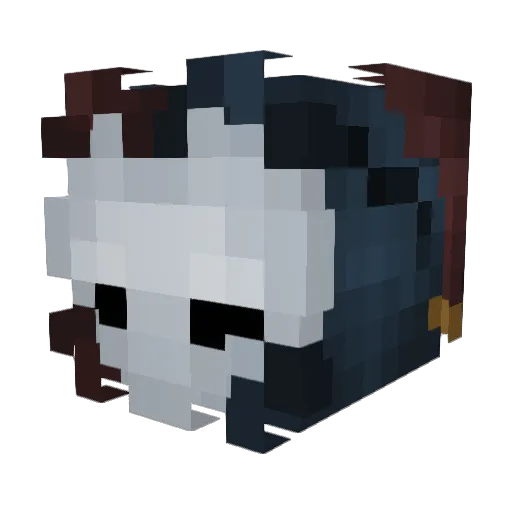 GooseJerky Minecraft avatar head, 3D render