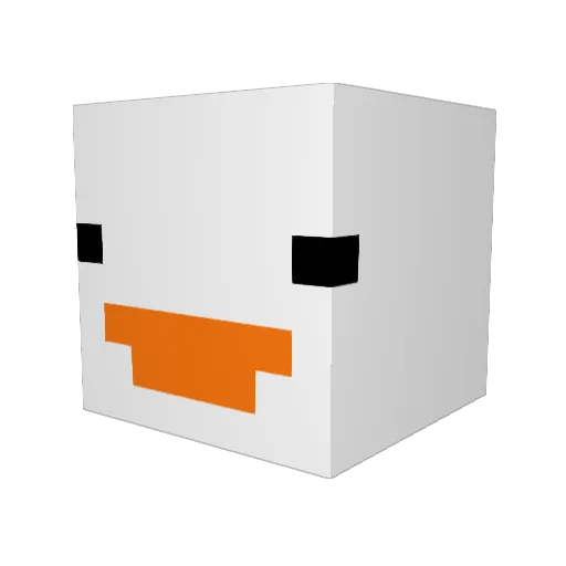 GooseJuice1 Minecraft avatar head, 3D render