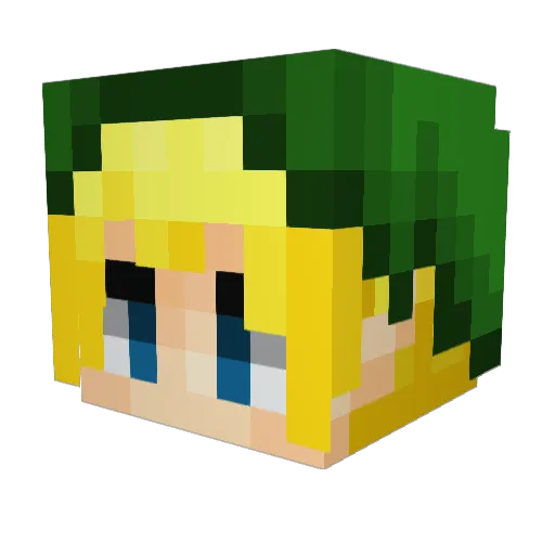 GooseOleg Minecraft avatar head, 3D render
