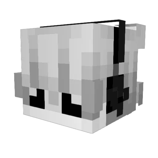 GoosePeak1 Minecraft avatar head, 3D render