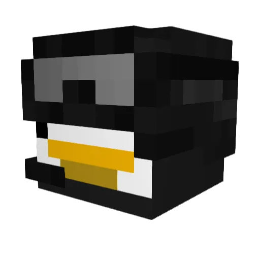 Goose_1309 Minecraft avatar head, 3D render